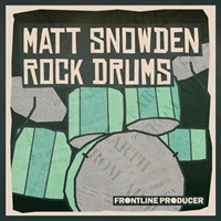 Matt Snowden - Rock Drums (インディーロック)(ドラムサンプルパック)(オンライン納品)(2時間以内に納品)