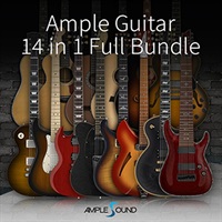 【メジャーアップデート記念セール！】AMPLE GUITAR 14 in 1 FULL GUITAR BUNDLE (アンプルサウンド)(アンプルギター)(オンライン納品)(2時間以内に納品)