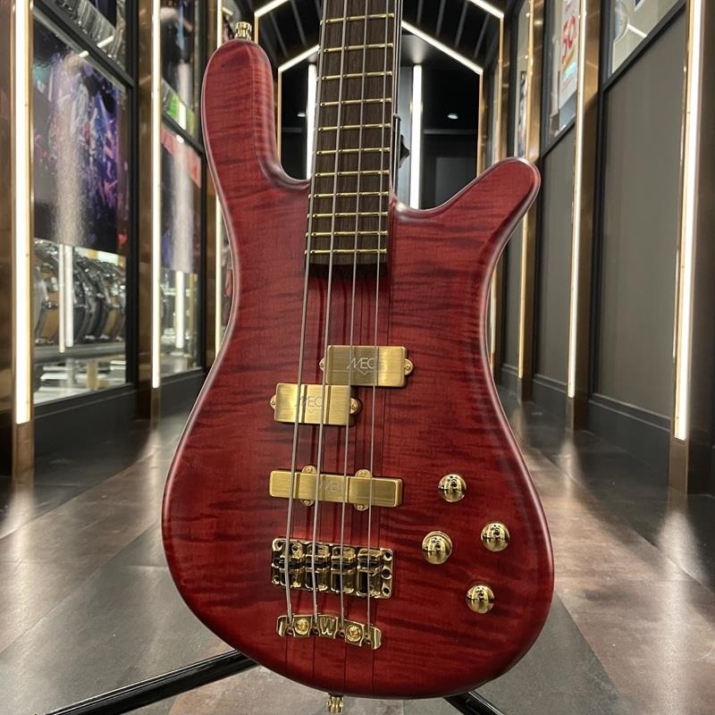 Warwick Custom Shop Streamer Stage I 4st (Burgundy Red Transparent