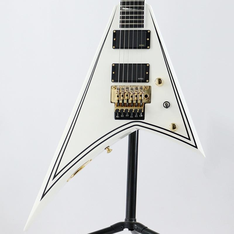 Jackson MJ Series Rhoads RR24MG (White with Black Pinstripes/Ebony