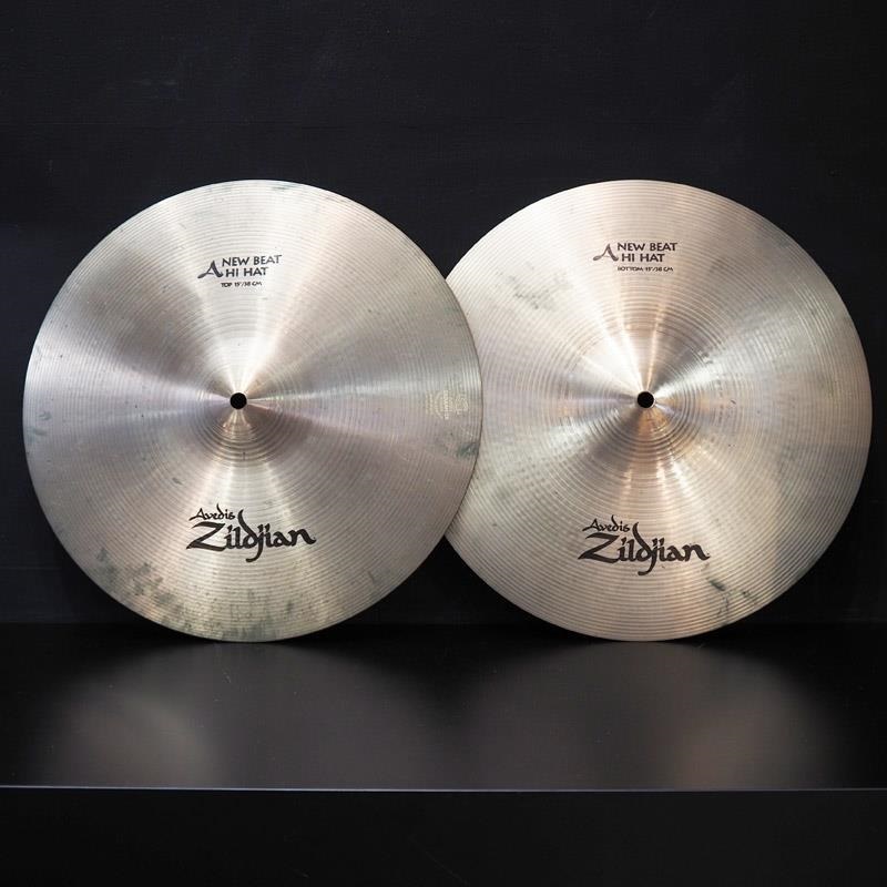 USED 中古 A Zildjian New Beat HiHat 15 pair [Top:1212g/Bottom:1598g]の商品画像
