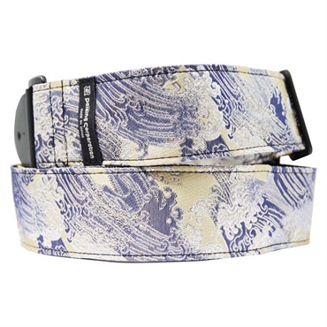 Daiking Corporation 西陣織りギターストラップ DGS-NKNG-60 金欄波頭柄