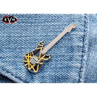 EVH Guitar Pins (Black & Yellow Bumblebee) ピンバッジ