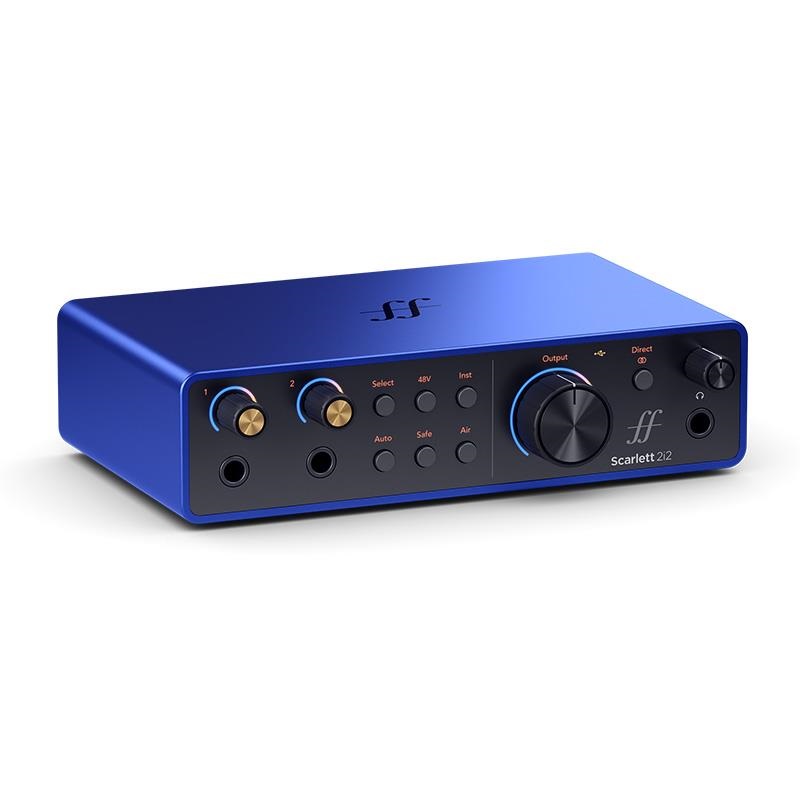 Focusrite 【Focusrite設立40周年記念数量限定モデル】Scarlett 2i2 4th Gen Anniversary Edition (フォーカスライト)(ISAブルー)(2in2out・USB-C オーディオインターフェイス)