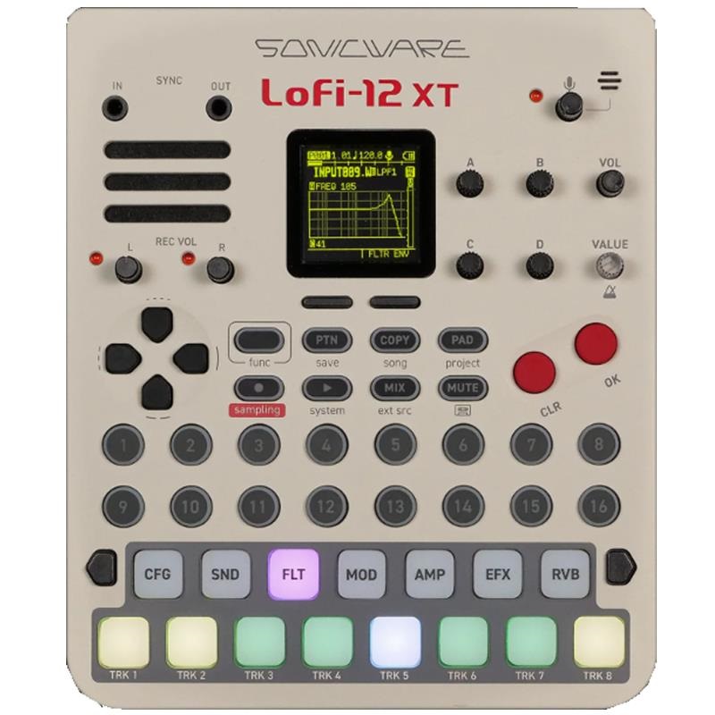 SONICWARE Lofi-12 XT [Limited Reto] (限定レトロ・グレー) ソニックウェア ローレゾ・デジタイズ・サンプラー