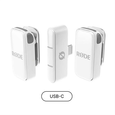 RODE Wireless Micro USB-C (ホワイト)(WIMICROCW)(ロード)(スマートフォン向け・ワイヤレスマイクシステム)(ワイヤレス マイクロ)