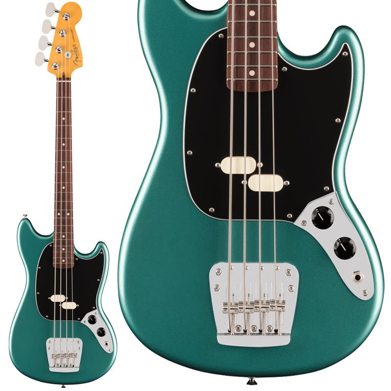 American Professional Classic Mustang Bass (Faded Sherwood Green Metallic/Rosewood)の商品画像