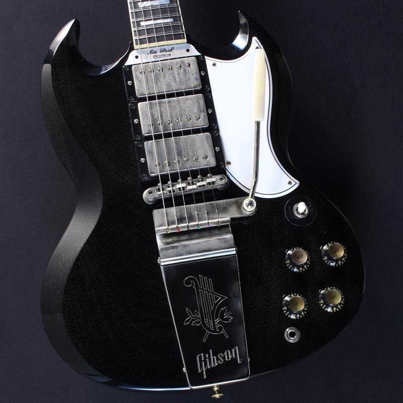 USED 中古 Murphy Lab 1963 Les Paul SG Custom Reissue 3-Pickup w/Maestro Ultra Light Aged (TV Black)の商品画像