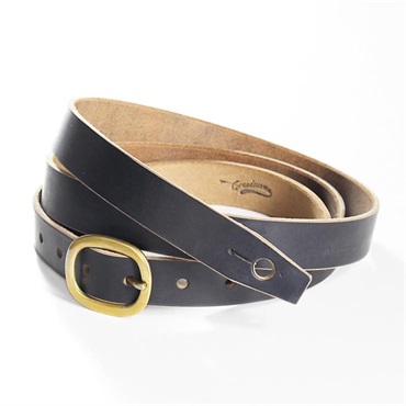 Grande uomo 2.5cm幅レザーストラップ [茶芯Black (クロムエクセル