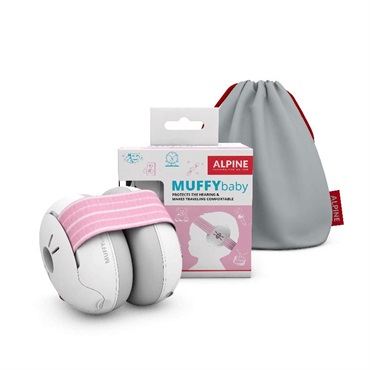 ALPINE HEARING PROTECTION MUFFY BABY CLASSIC 【ピンク】【ベビー用イヤーマフ】 (アルパイン)