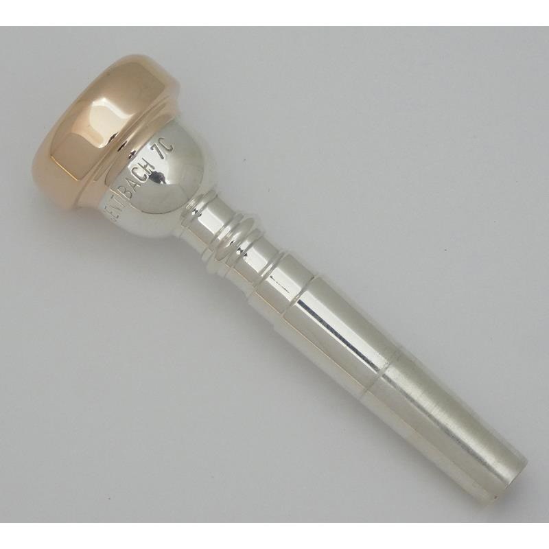 トランペットマウスピース Bach 7C GP中古 Bach バック 7C GP マウスピーストランペット 金メッキ : 島村楽器