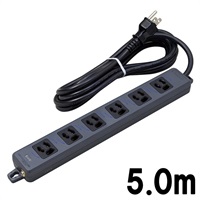 MR7906TJ5BB (5.0m)(メイコウシャ)(電源タップ)(抜け止め接地タップ)(6コ口)
