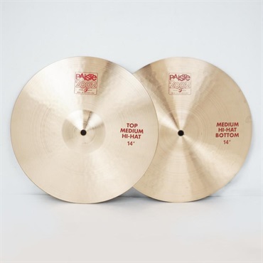 PAiSTe USED 中古 2002 Medium HiHat 14 pair [Top 818g/Bottom 974g]