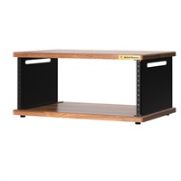 Stella Portable Rack Case-4U Walnut (ウェーブボーン)(ラックケース)(19インチ)(4U)