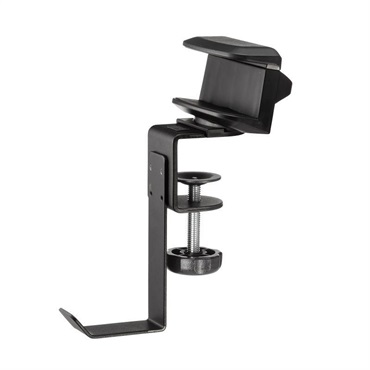 PDA-STN72BK (ブラック)(サンワサプライ)(ヘッドホンフック)(ヘッドホンハンガー)(金属製)(タップホルダー付き)