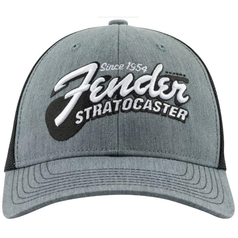 Fender USA Fender Stratocaster Guitar Hat  Heather Gray