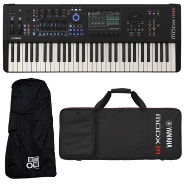 YAMAHA (予約商品10月24日発売) MODX M6 (61鍵盤) 純正ソフトケースセット (SC-MODX M6) レインカバー付き ヤマハ シンセサイザーMODXM (MONTAGE直系) 61key ※配送事項要ご確認