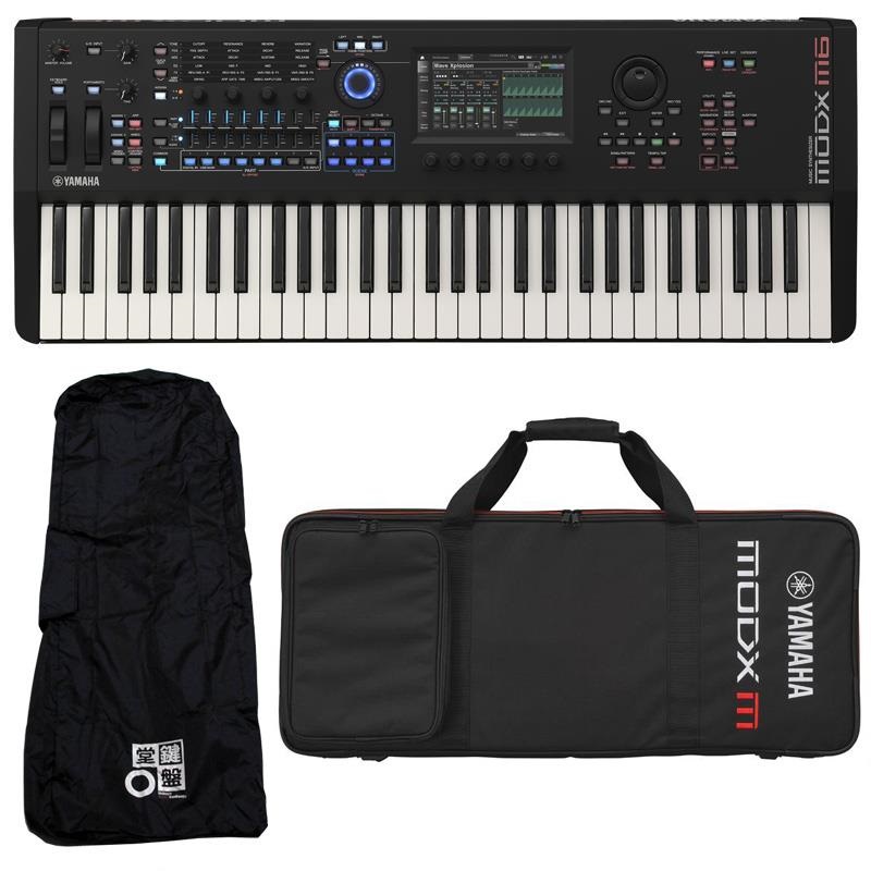 (予約商品10月24日発売) MODX M6 (61鍵盤) 純正ソフトケースセット (SC-MODX M6) レインカバー付き ヤマハ シンセサイザーMODXM (MONTAGE直系) 61key ※配送事項要ご確認の商品画像
