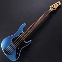 Custom 5st J Bass African Mahogany Body / Cocobolo Fingerboard (Pelham Blue)