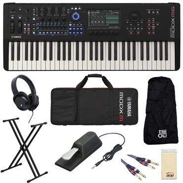 YAMAHA (予約商品11月上旬～中旬頃予定) MODX M6［キーボード入門セット] イケベオリジナル・レインカバー付き！ 【kbdset】 ヤマハ シンセサイザーMODXM (MONTAGE直系) 61key ※配送事項要ご確認