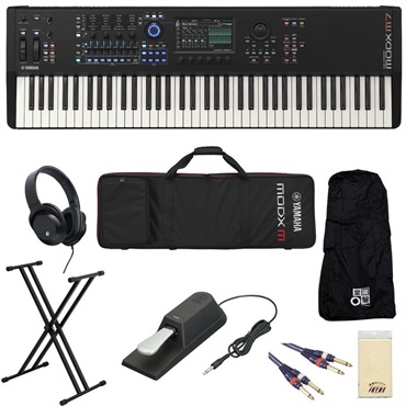 YAMAHA (予約商品11月上旬～中旬頃予定)MODX M7［キーボード入門セット] イケベオリジナル・レインカバー付き！ 【kbdset】 ヤマハ シンセサイザーMODXM (MONTAGE直系) 76key ※配送事項要ご確認