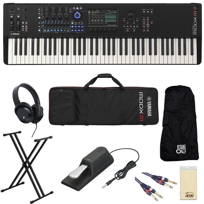 (予約商品10月24日発売) MODX M7［キーボード入門セット] イケベオリジナル・レインカバー付き！ 【kbdset】 ヤマハ シンセサイザーMODXM (MONTAGE直系) 76key ※配送事項要ご確認の商品画像
