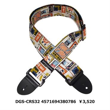 ダイキングギターストラップ 帆布レトロ看板柄