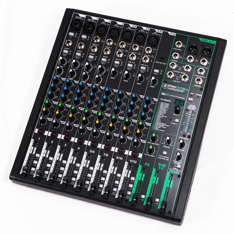 配信機器・PA機器・レコーディング機器 Mackie ProFX12v3 高音質】【おすすめ】MACKIE/ProFX12v3 アナログミキサー ライブ 定番