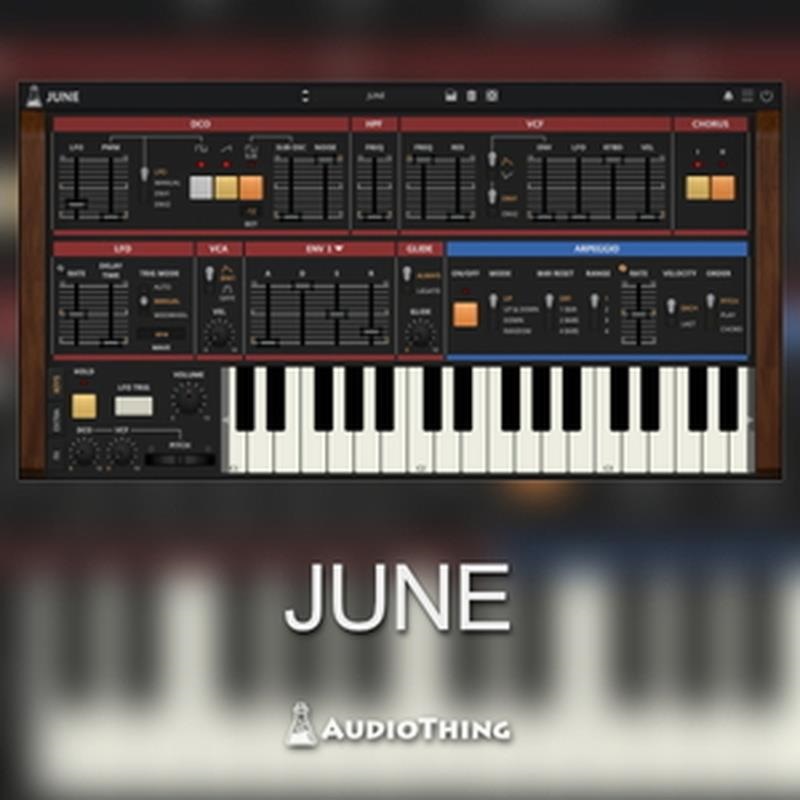 AUDIOTHING JUNE (JUNO-60)(ローランド)(ソフト音源)(オンライン納品)(2時間以内に納品)