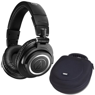 audio-technica 【クリエイター応援キャンペーン】ATH-M50xBT2+UDG U8200BL ヘッドフォンハードケースセット (オーディオテクニカ)(モニターヘッドホン)(密閉ダイナミック型)(Bluetooth)(ユーディージー)(ヘッドホンケース)