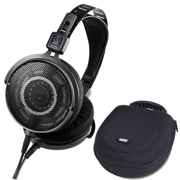 audio-technica 【クリエイター応援キャンペーン】ATH-R70xa+UDG U8200BL ヘッドフォンハードケースセット (オーディオテクニカ)(モニターヘッドホン)(開放ダイナミック型)(ユーディージー)(ヘッドホンケース)