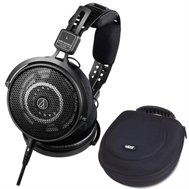 audio-technica 【クリエイター応援キャンペーン】ATH-R50x+UDG U8200BL ヘッドフォンハードケースセット (オーディオテクニカ)(モニターヘッドホン)(開放ダイナミック型)(ユーディージー)(ヘッドホンケース)