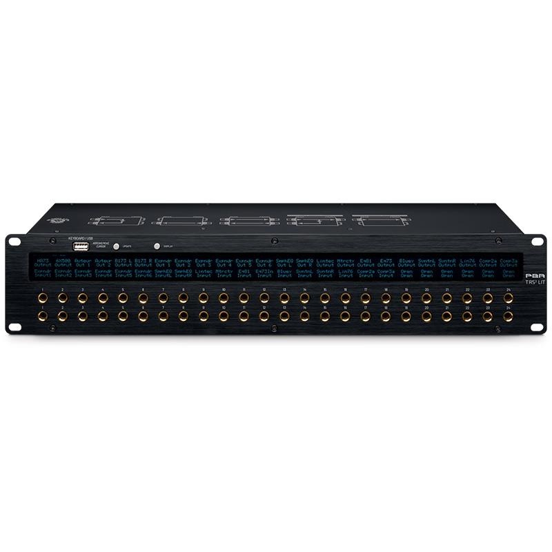 Black Lion Audio PBR-TRS3 LIT (ブラックライオンオーディオ)(パッチベイ)(TRS入出力)(LEDディスプレイ搭載)(48ポイント)
