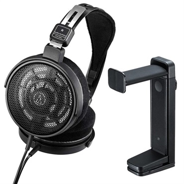 audio-technica 【クリエイター応援キャンペーン】ATH-R30x+サンワサプライ PDA-STN25BK ヘッドフォンハンガーセット (オーディオテクニカ)(開放型)(モニターヘッドホン)(サンワサプライ)(ヘッドホンスタンド)