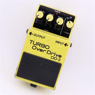 希少 良品 日本製 BOSS ターボオーバードライブ OD-2 エフェクター BOSS USED 中古 OD-2 TURBO OverDrive [Made in Japan] ※ACA電源仕様