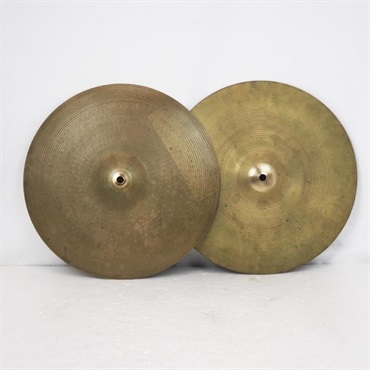 VINTAGE 70s A Zildjian New Beat HiHat 14 pair [Top:1056g/Bottom:1540g]