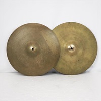 VINTAGE 70s A Zildjian New Beat HiHat 14 pair [Top:1056g/Bottom:1540g]