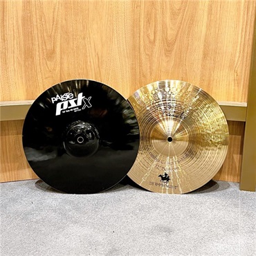 PAiSTe USED 中古品 PST-X DJs 45 Hat Bottom 12 + Signature The Paiste Line Combo Crisp Hats 12pr [830g/1115g]