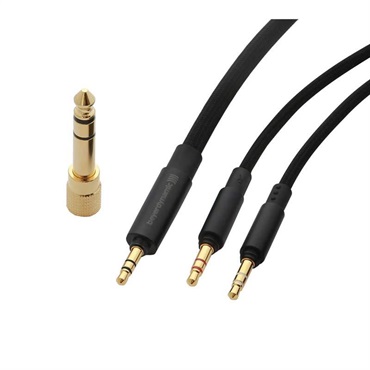 beyerdynamic Audiophile cable， 1.4 m (black)， textile (ベイヤーダイナミック)(リケーブル)