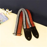 へいらっしゃい！ギターストラップ　朱色