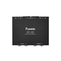 DI-20 Stereo Passive DI  (フランクリンオーディオ)(ステレオ)(DI)(パッシブ)(トランス搭載)