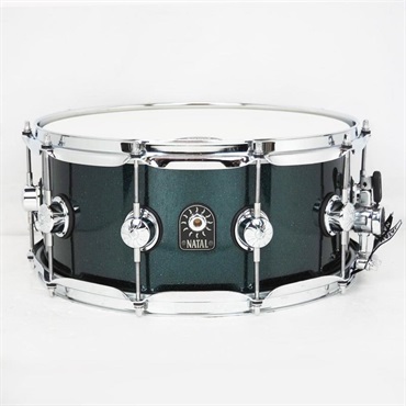 NATAL S-TW-S465-BR [Cafe Racer Snare Drum 14''×6.5''/British Green Sparkle]