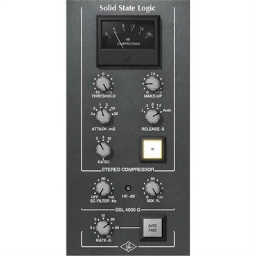 【ユニバーサルオーディオ Back to School Sale！】SSL 4000 G Bus Compressor (ユニバーサルオーディオ)(UADプラグイン)(オンライン納品)(2時間以内に納品)