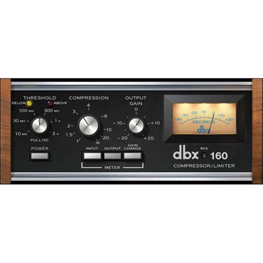 Universal Audio 【UA Deep Cuts Sale！】dbx 160 Compressor / Limiter (ユニバーサルオーディオ)(UADプラグイン)(オンライン納品)(2時間以内に納品)