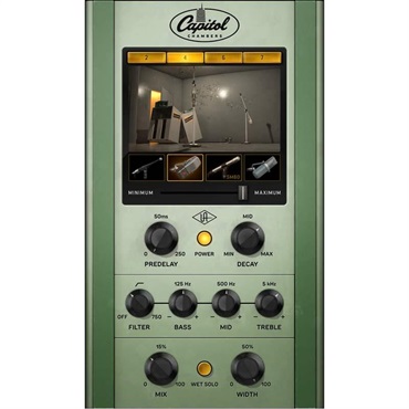 Universal Audio 【ユニバーサルオーディオ Back to School Sale！】Capitol Chambers (ユニバーサルオーディオ)(UADプラグイン)(オンライン納品)(2時間以内に納品)