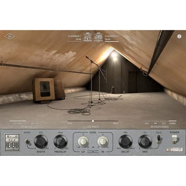 【ユニバーサルオーディオ Back to School Sale！】Hitsville Reverb Chambers (ユニバーサルオーディオ)(UADプラグイン)(オンライン納品)(2時間以内に納品)