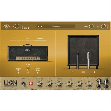 Universal Audio 【ユニバーサルオーディオブラックフライデーセール延長！】UAD Lion '68 Super Lead Amp (ユニバーサルオーディオ)(UADプラグイン)(オンライン納品)(2時間以内に納品)