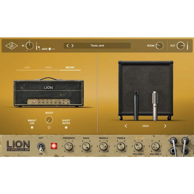 Universal Audio 【ユニバーサルオーディオブラックフライデーセール延長！】UAD Lion '68 Super Lead Amp (ユニバーサルオーディオ)(UADプラグイン)(オンライン納品)(2時間以内に納品)