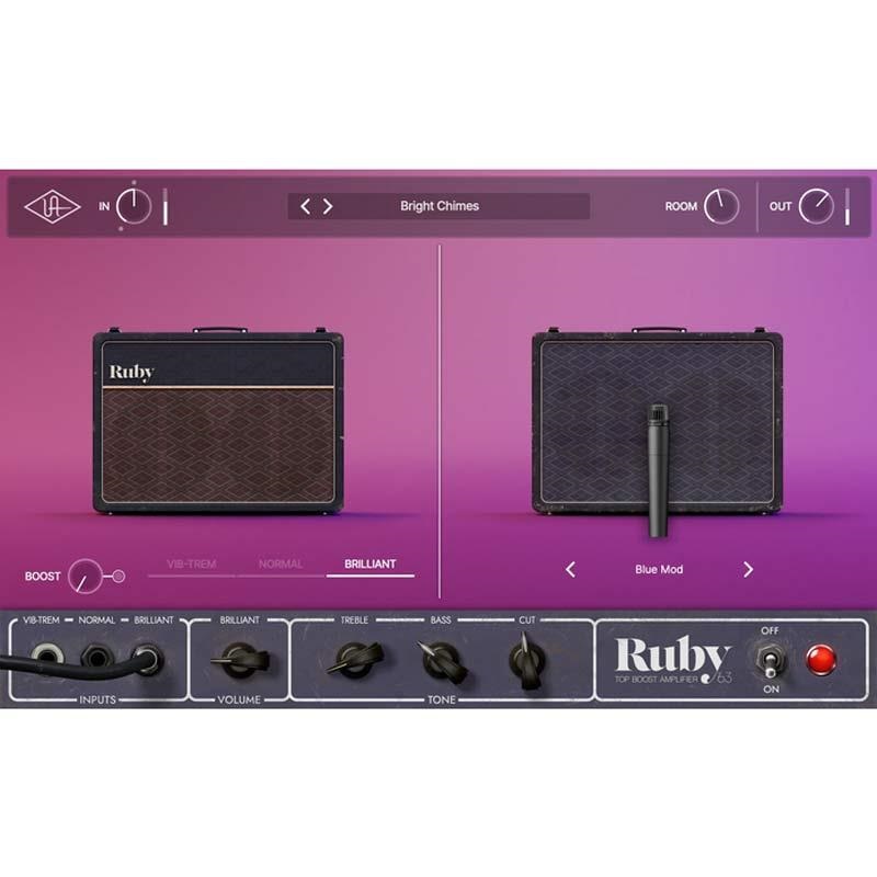 Universal Audio 【ユニバーサルオーディオブラックフライデーセール延長！】UAD Ruby '63 Top Boost Amp (ユニバーサルオーディオ)(UADプラグイン)(オンライン納品)(2時間以内に納品)