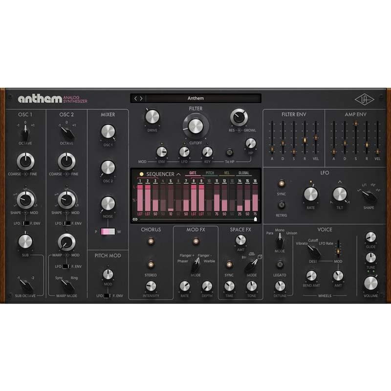 Universal Audio 【ユニバーサルオーディオブラックフライデーセール延長！】Anthem Analog Synthesizer (ユニバーサルオーディオ)(UADプラグイン)(オンライン納品)(2時間以内に納品)
